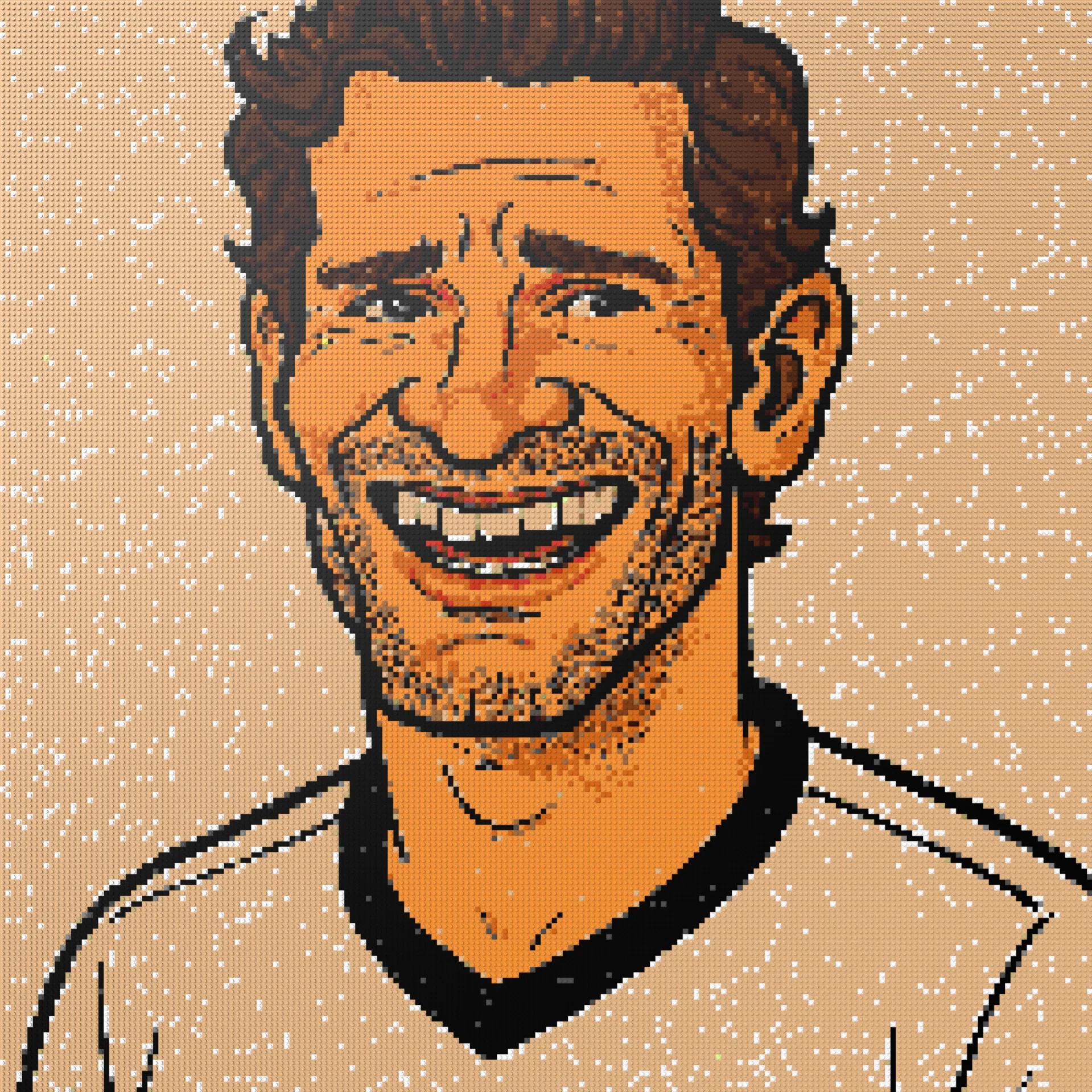 200*200studs, 160*160cm, 63*63inch