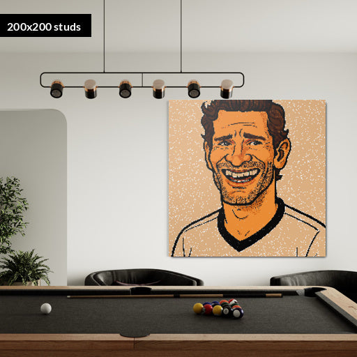 200*200studs, 160*160cm, 63*63inch