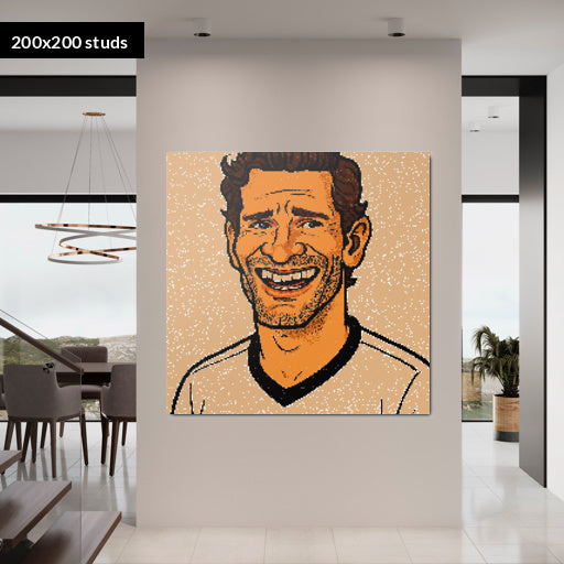 200*200studs, 160*160cm, 63*63inch