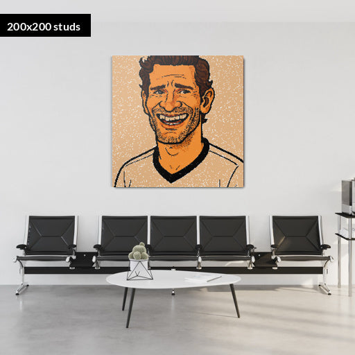 200*200studs, 160*160cm, 63*63inch