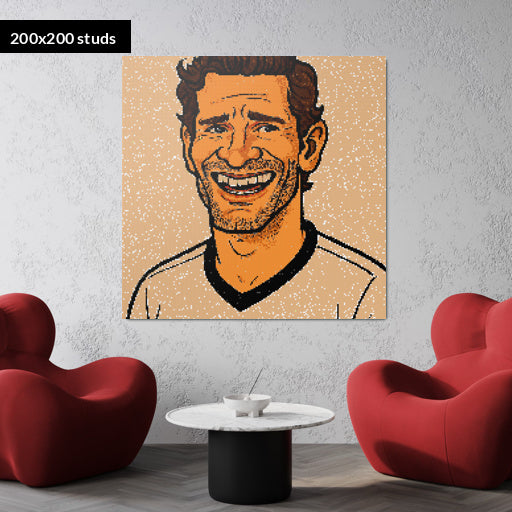 200*200studs, 160*160cm, 63*63inch