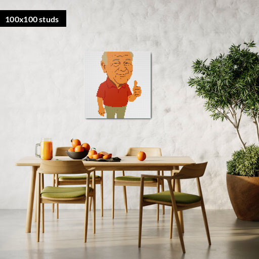 100*100studs, 80*80cm, 31,5*31,5inch