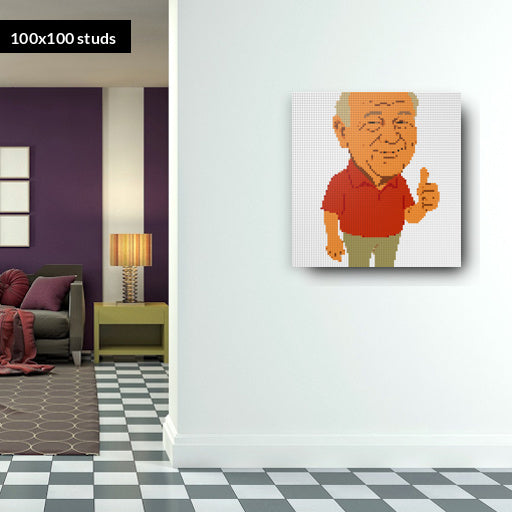 100*100studs, 80*80cm, 31,5*31,5inch