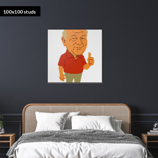 100*100studs, 80*80cm, 31,5*31,5inch