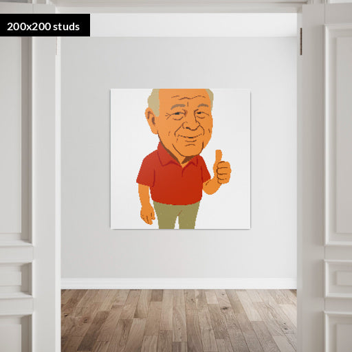 200*200studs, 160*160cm, 63*63inch