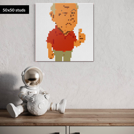 50*50studs, 40*40cm, 15,75*15,75inch