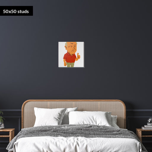 50*50studs, 40*40cm, 15,75*15,75inch