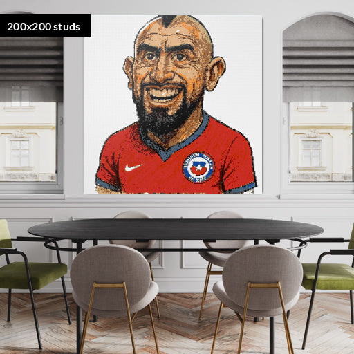 200*200studs, 160*160cm, 63*63inch