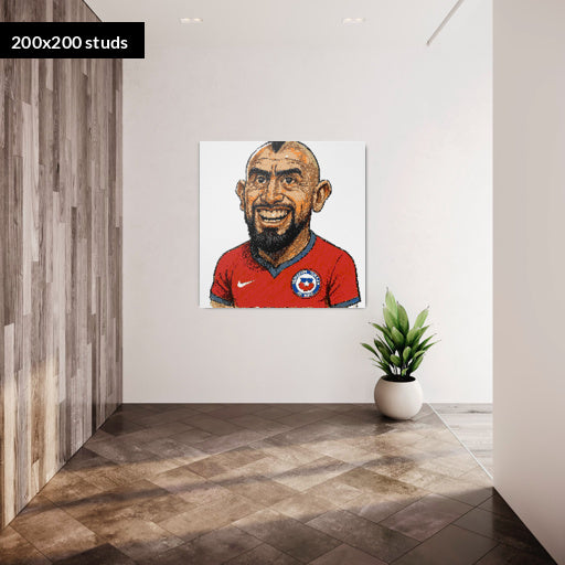 200*200studs, 160*160cm, 63*63inch