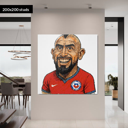 200*200studs, 160*160cm, 63*63inch