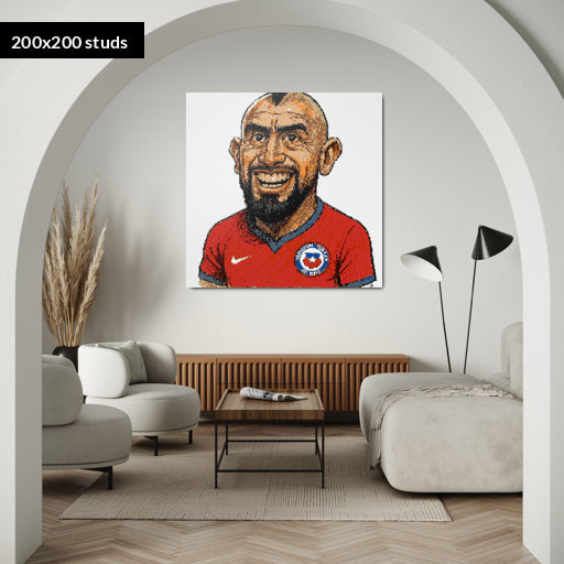 200*200studs, 160*160cm, 63*63inch