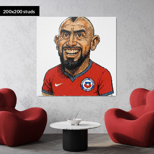 200*200studs, 160*160cm, 63*63inch