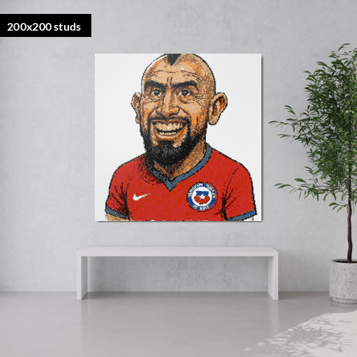 200*200studs, 160*160cm, 63*63inch