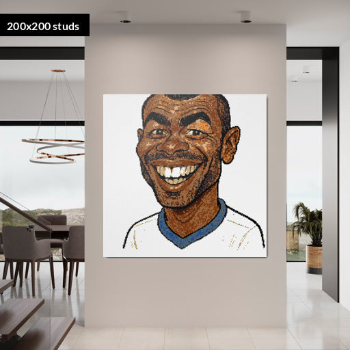 200*200studs, 160*160cm, 63*63inch