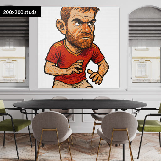 200*200studs, 160*160cm, 63*63inch