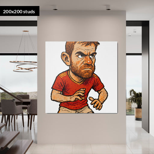 200*200studs, 160*160cm, 63*63inch