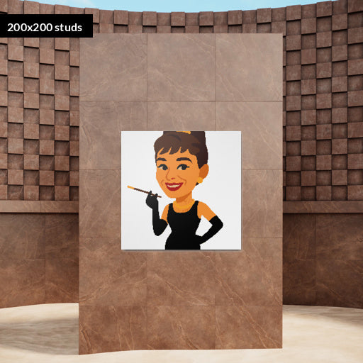 200*200studs, 160*160cm, 63*63inch