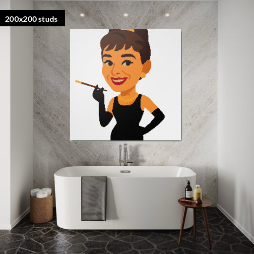 200*200studs, 160*160cm, 63*63inch