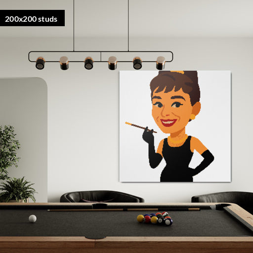 200*200studs, 160*160cm, 63*63inch