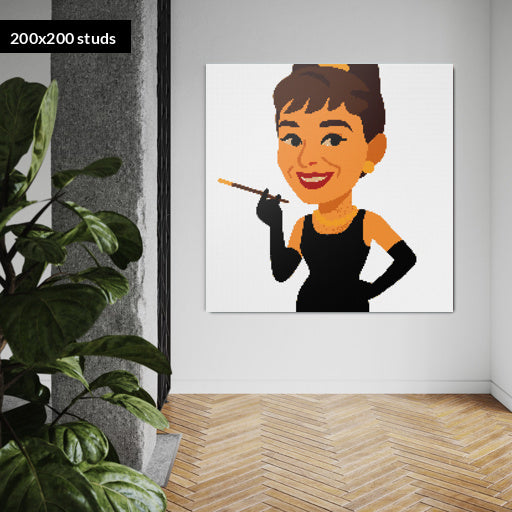 200*200studs, 160*160cm, 63*63inch