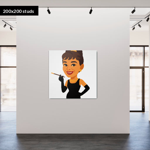 200*200studs, 160*160cm, 63*63inch