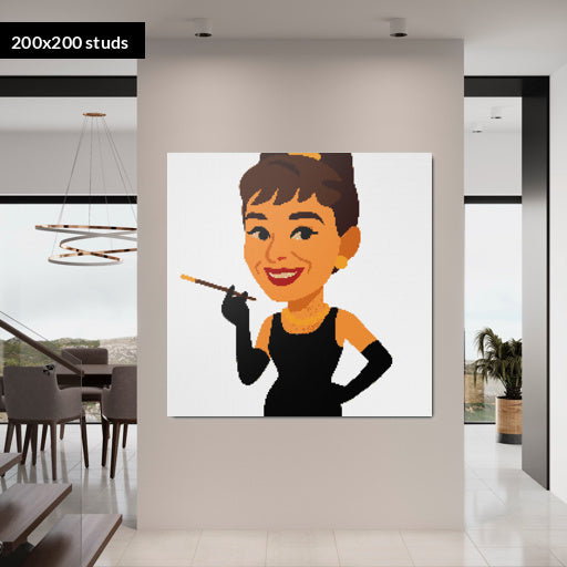 200*200studs, 160*160cm, 63*63inch