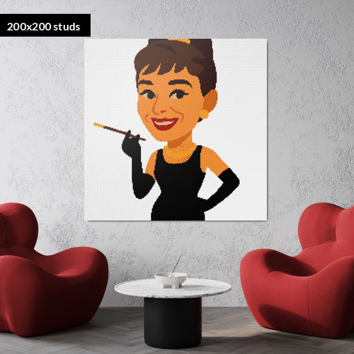 200*200studs, 160*160cm, 63*63inch