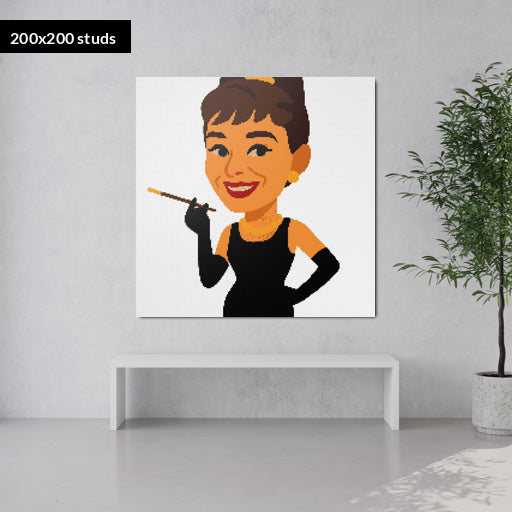 200*200studs, 160*160cm, 63*63inch
