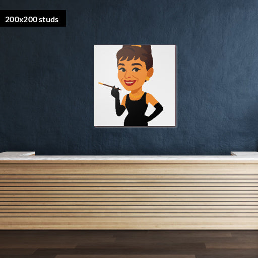 200*200studs, 160*160cm, 63*63inch