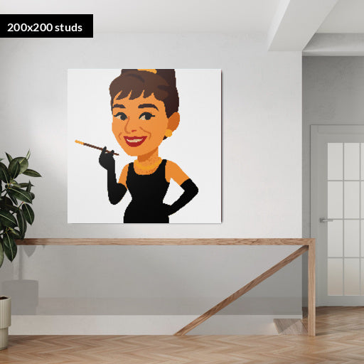 200*200studs, 160*160cm, 63*63inch