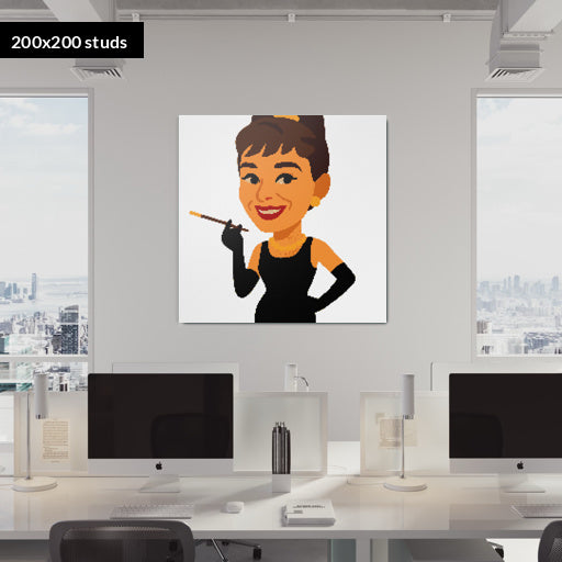 200*200studs, 160*160cm, 63*63inch