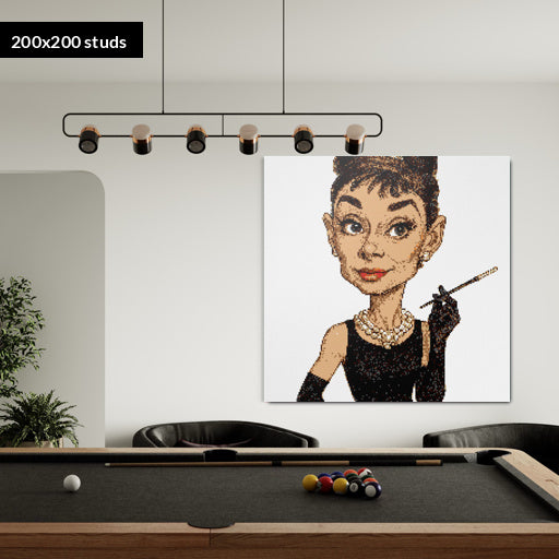 200*200studs, 160*160cm, 63*63inch