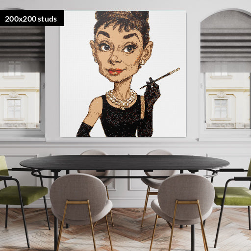 200*200studs, 160*160cm, 63*63inch