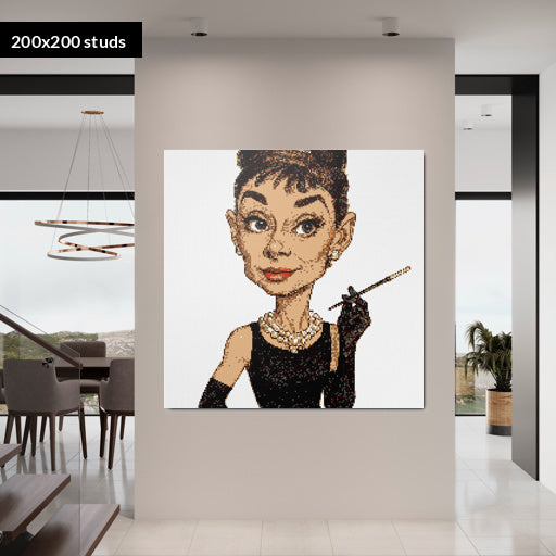 200*200studs, 160*160cm, 63*63inch