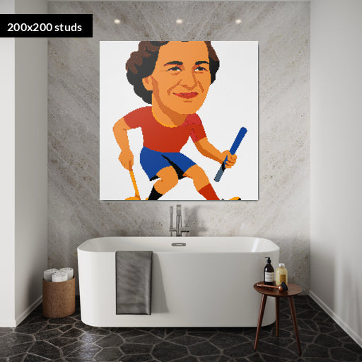 200*200studs, 160*160cm, 63*63inch