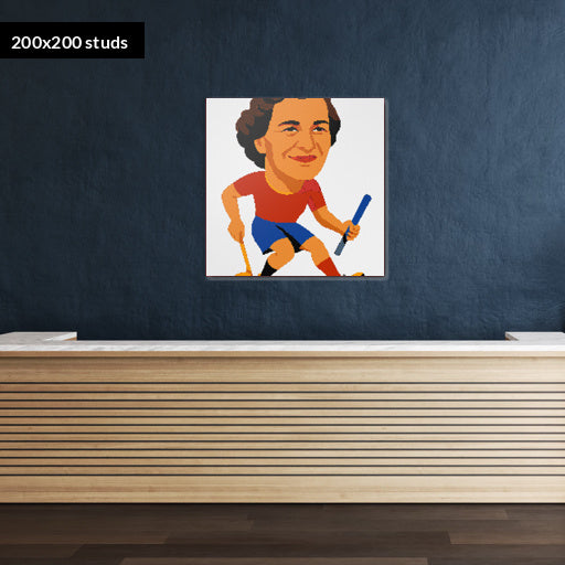 200*200studs, 160*160cm, 63*63inch