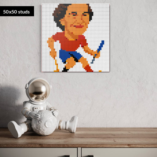 50*50studs, 40*40cm, 15,75*15,75inch
