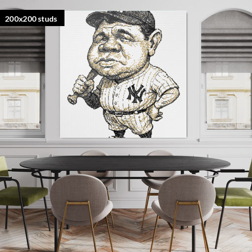 200*200studs, 160*160cm, 63*63inch