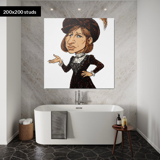 200*200studs, 160*160cm, 63*63inch