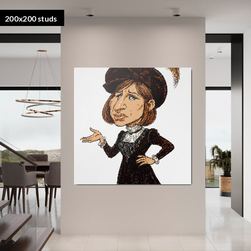 200*200studs, 160*160cm, 63*63inch