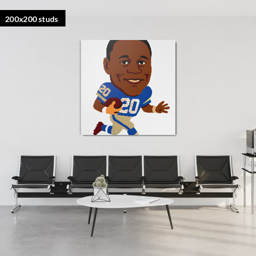 200*200studs, 160*160cm, 63*63inch