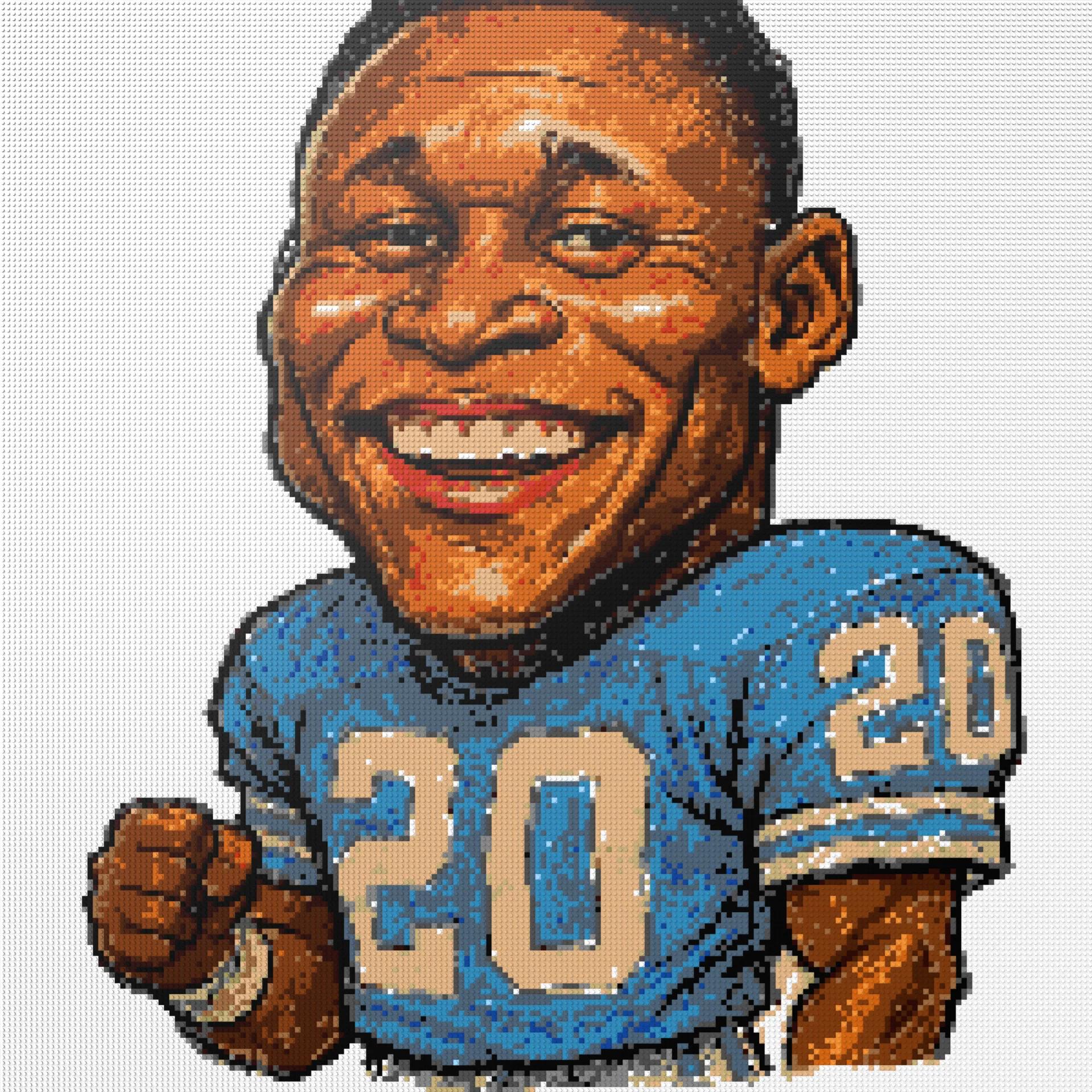 200*200studs, 160*160cm, 63*63inch