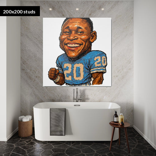 200*200studs, 160*160cm, 63*63inch