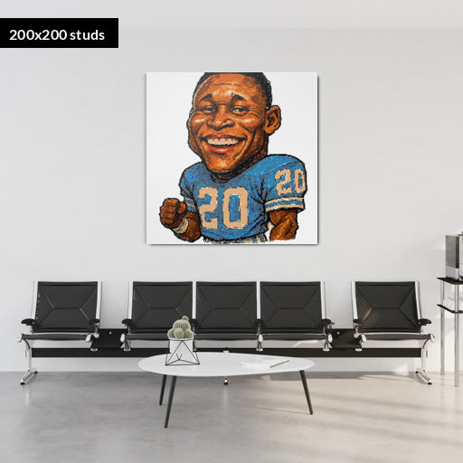 200*200studs, 160*160cm, 63*63inch