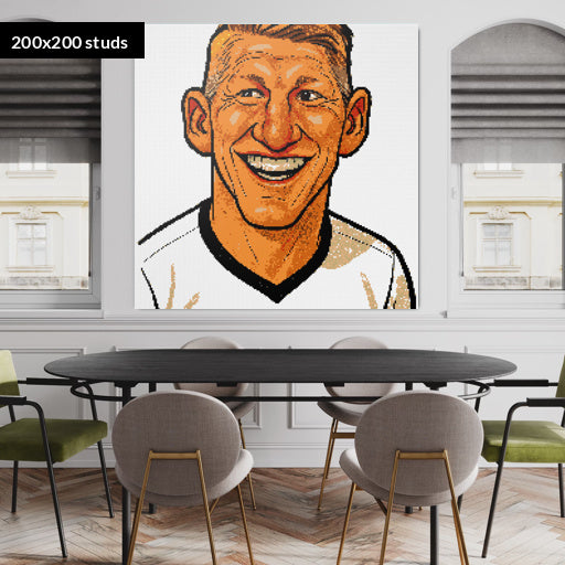 200*200studs, 160*160cm, 63*63inch