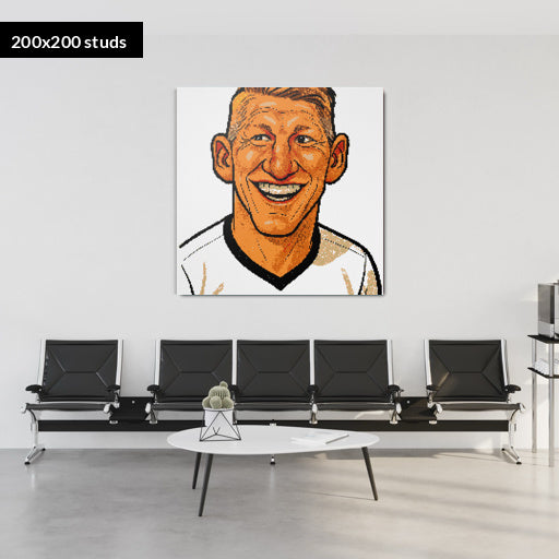 200*200studs, 160*160cm, 63*63inch