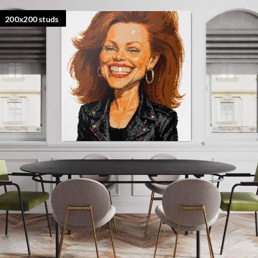 200*200studs, 160*160cm, 63*63inch