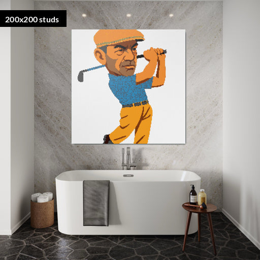 200*200studs, 160*160cm, 63*63inch