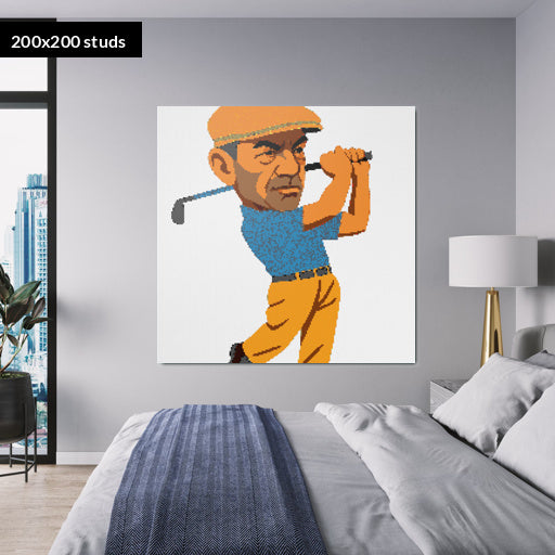 200*200studs, 160*160cm, 63*63inch
