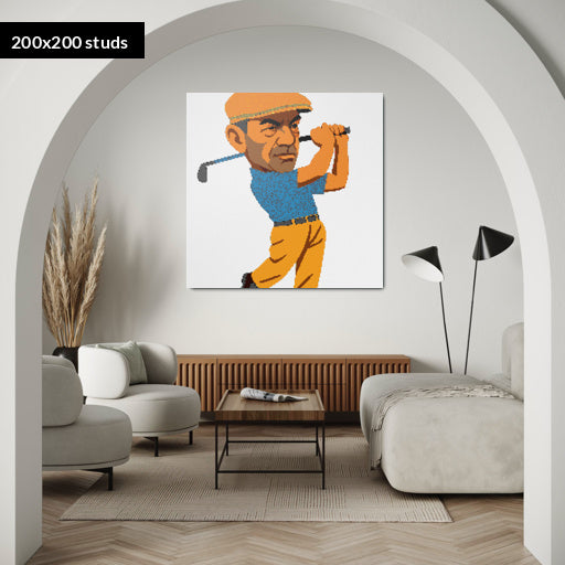 200*200studs, 160*160cm, 63*63inch